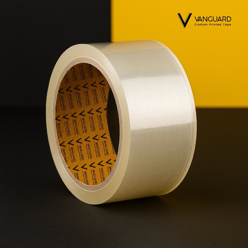 

Lakban BOPP Bening / Coklat 48mm x 45mic x 70meter / 45mm 40mic 50meter (Asli) – 1 Dus Isi 72 Roll Vanguard Tape