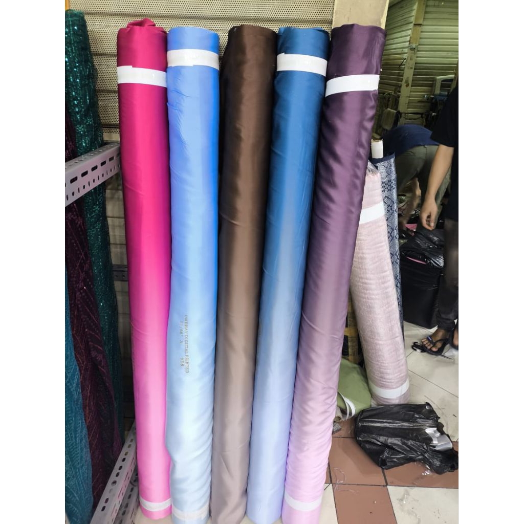 gradasi, kain gradasi, velvet gradasi/bahan satin gradasi bahan meteran