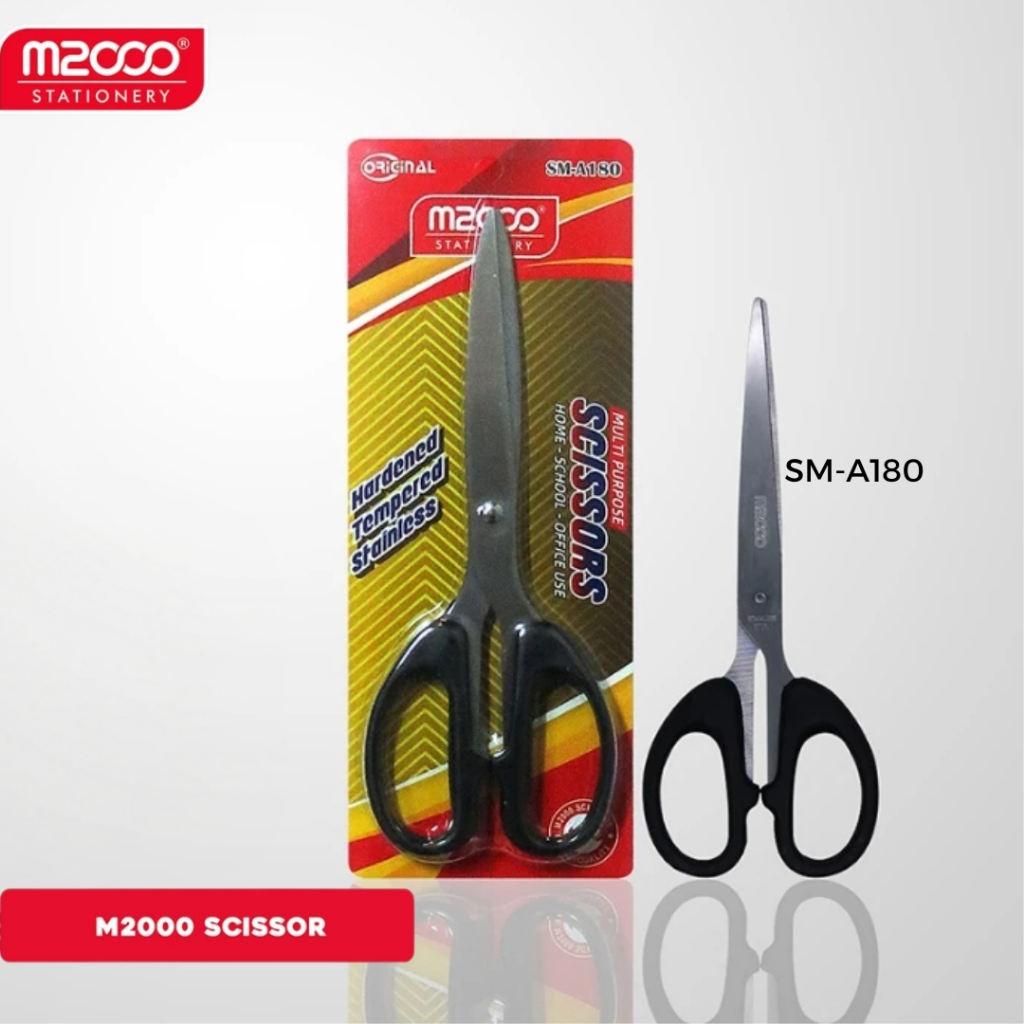 

STA328 Gunting M2000 Hitam Besar Tajam Alat Potong Kain Kertas Stainless Steel