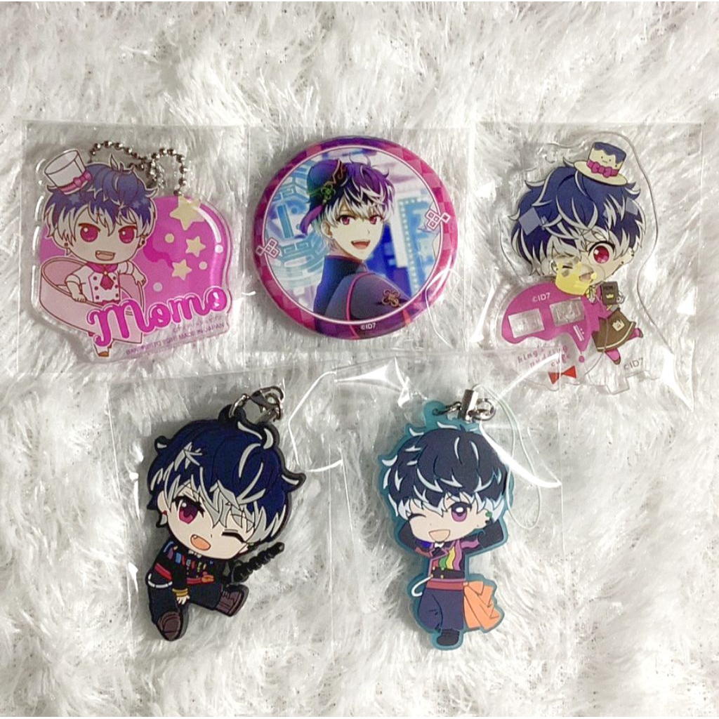 Idolish7 Re:vale Momo Keychain, Rubber, Badge