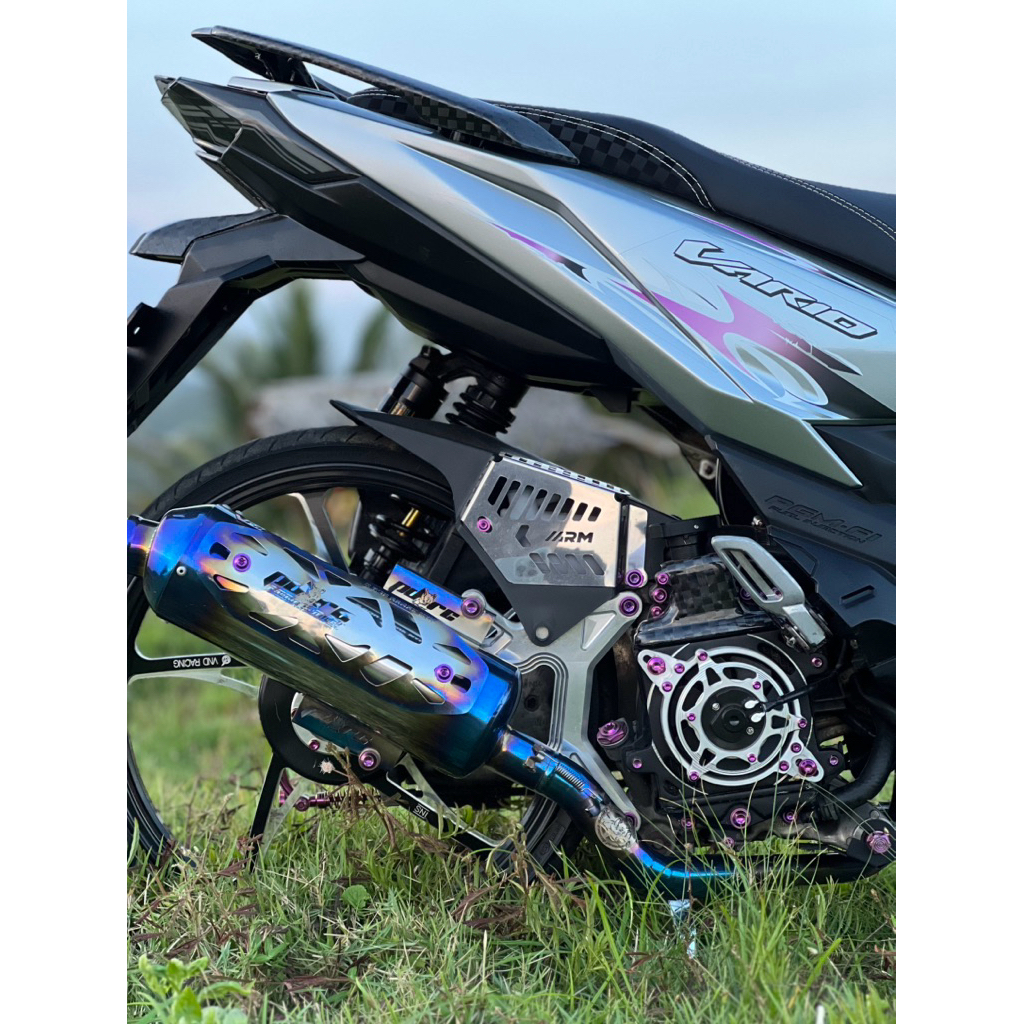 knalpot PDRC sunblue vario led old/led new