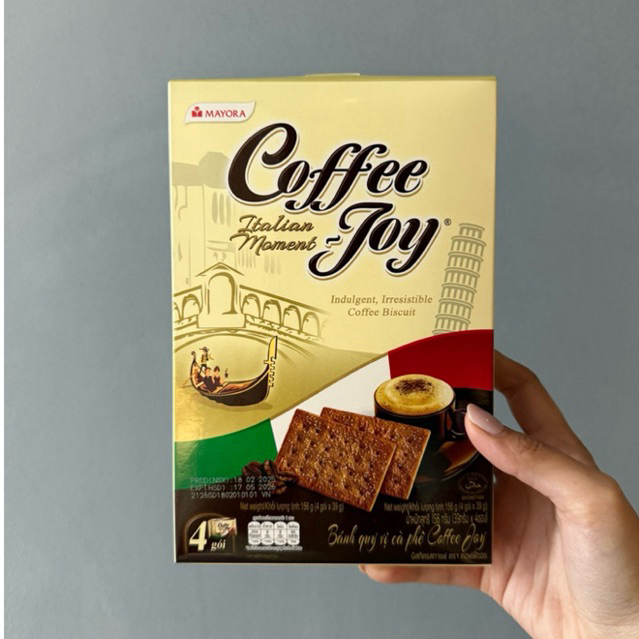 Mayora Coffee Joy Biscuit Rasa Kopi isi 4 pack atau 142gr ori Vietnam