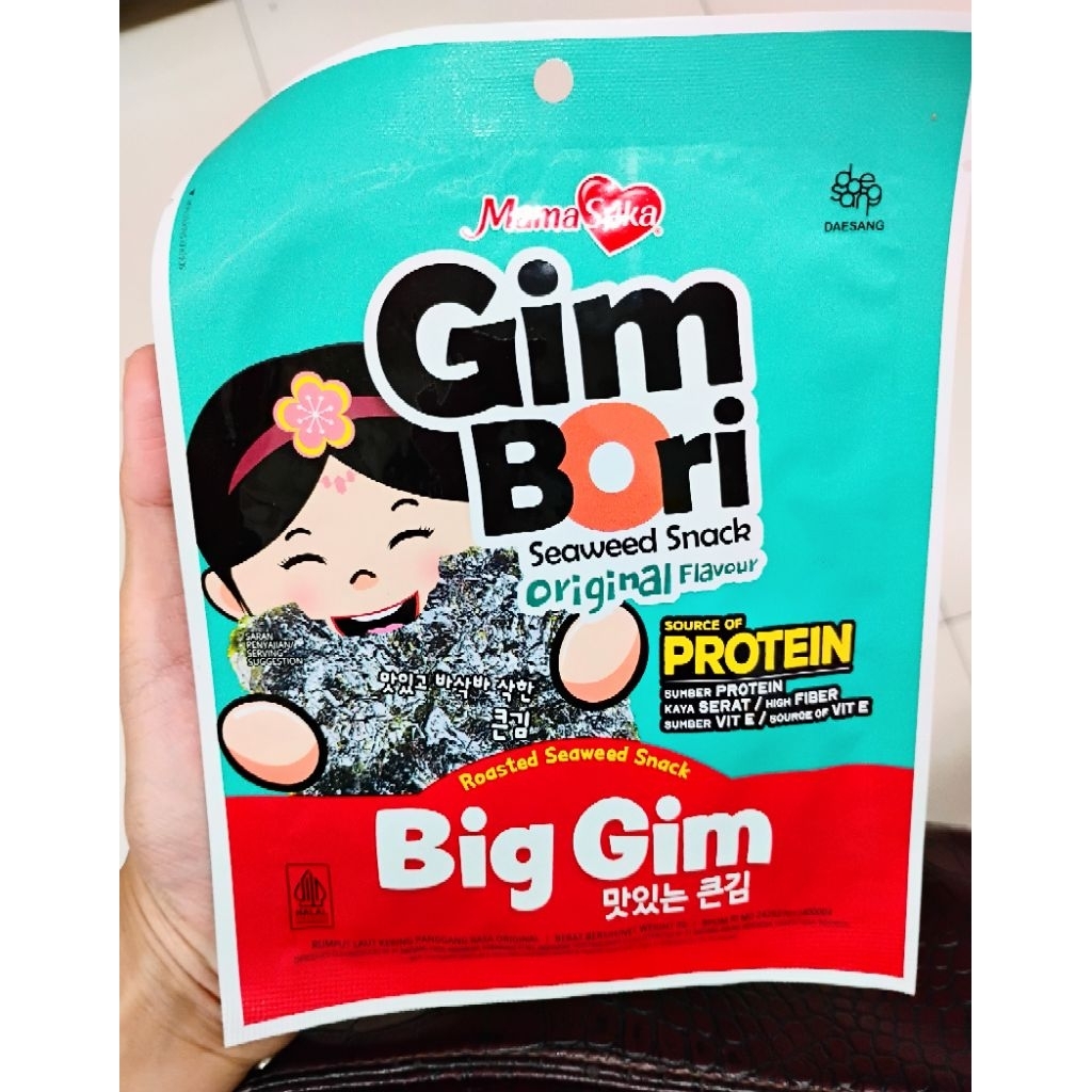 

Mamasuka Gim Bori Seaweed Snack Big Gim/Big Crispy/Big Spicy 3Gr