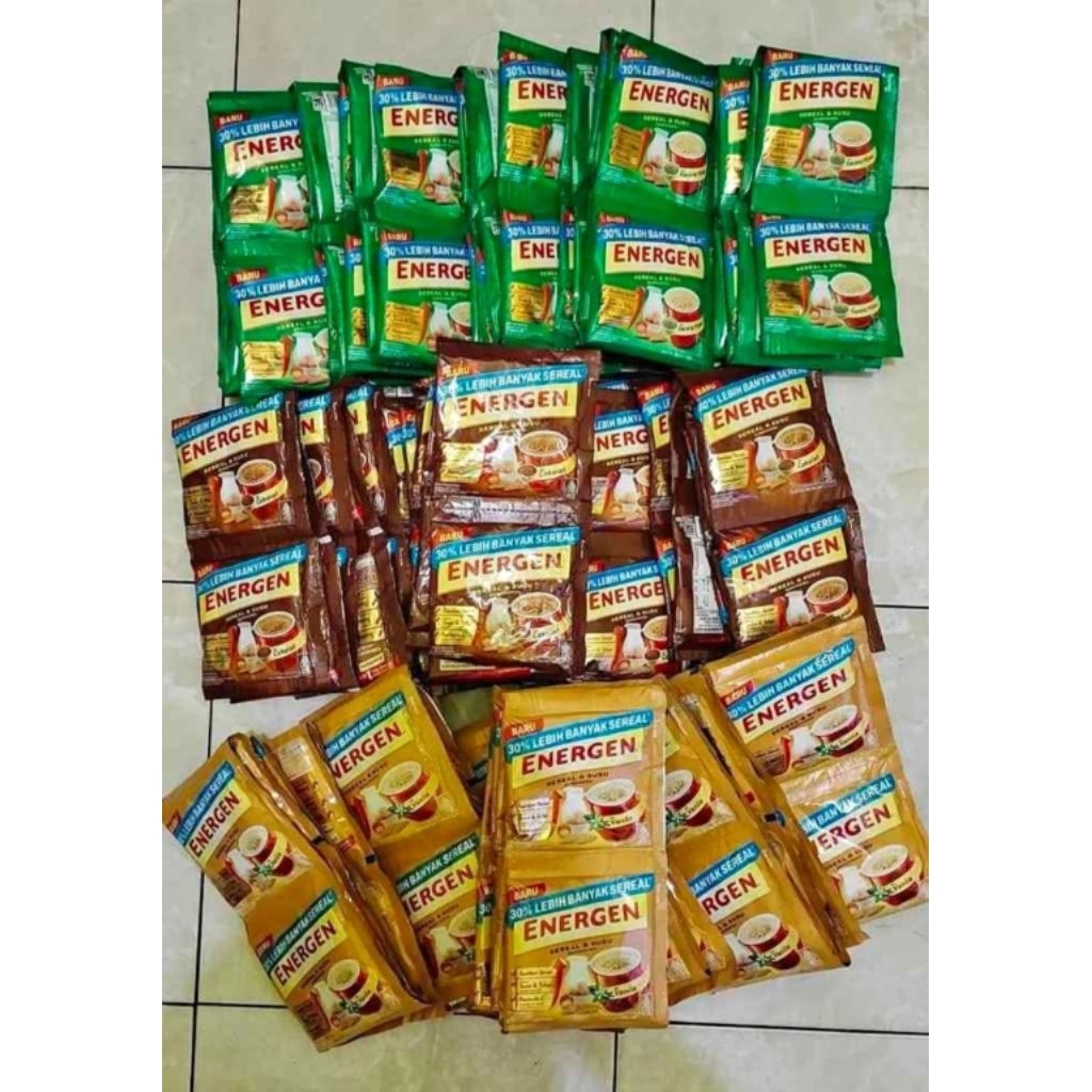 

Energen 1 renceng isi 10 sachet EXP. mei 2025