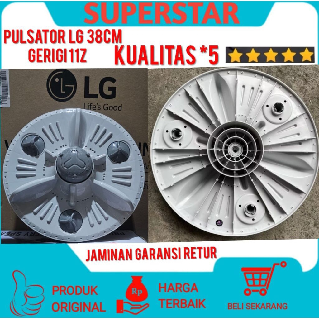pulsator LG 38cm pulsator mesin cuci lg 1 tabung 38cm