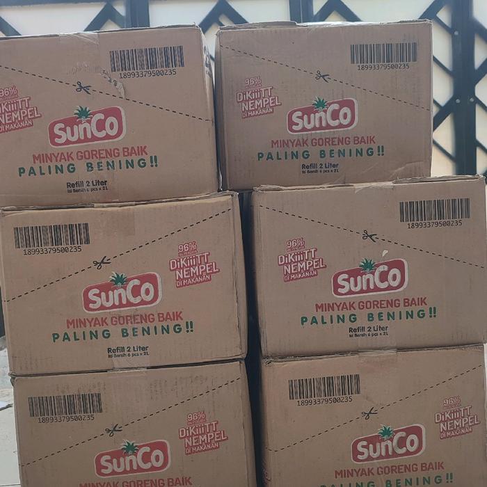 

minyak sunco kartonan kemasan 2 liter