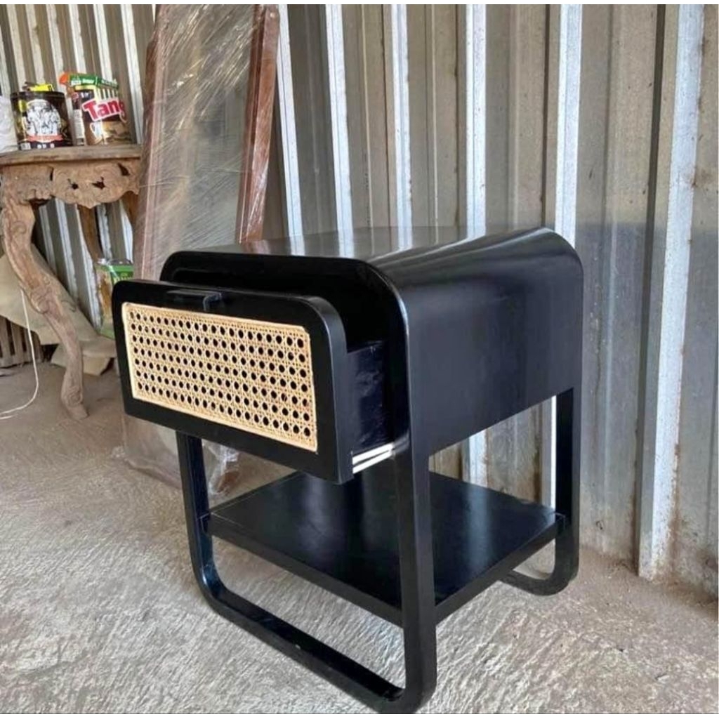 nakas retro rotan nakas minimalis nakas retro minimalis nakas rotan 1 laci