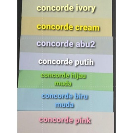 

Concorde tebal warna putih ivory cream ukuran A4/ concorde kertas utk sertifikat ukuran A4