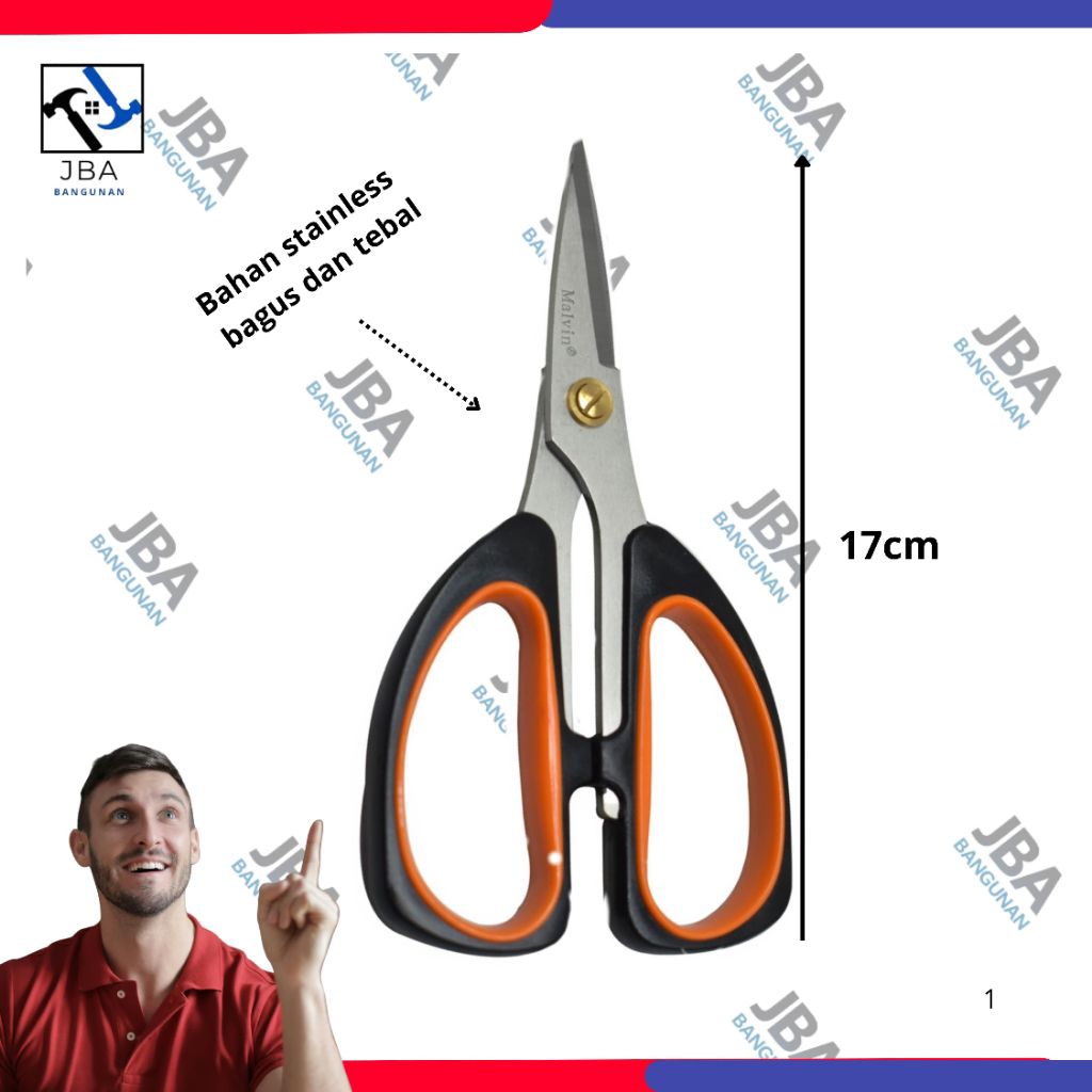 

Gunting Serbaguna 170 mm Malvin