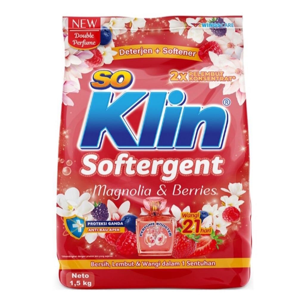 soklin 1.5 kg Rinso bubuk 770 gr sosoft 750 ml liquid detergen deterjen