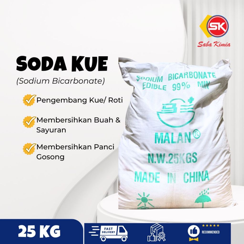 

Soda Kue | Sodium Bicarbonate | Pengembang Kue 25 KG