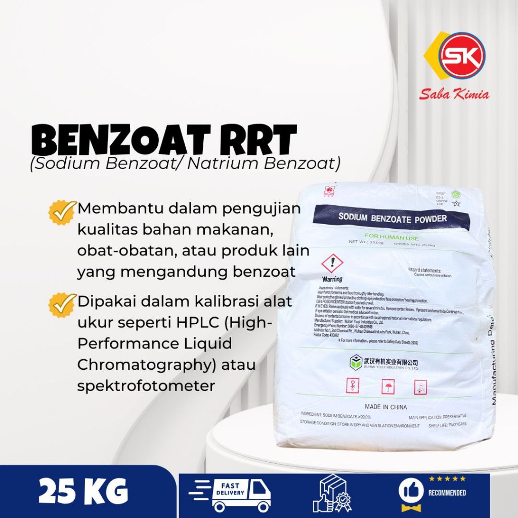 

Pengawet Makanan | Sodium Benzoat RRT 25 KG