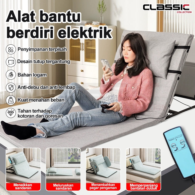 Sandaran Punggung Elektric/Ranjang Rumah Sakit Elektrik/Tangan Dapat Dilipat Sudut Dapat Disesuaik /