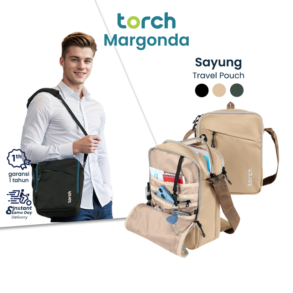 TORCH Sayung Tas Selempang Ipad Tablet 11 Inch Organized Sling Bag