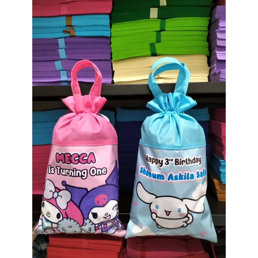 

Goodie bag kuromi / Tas ultah custom / Tas ulang tahun / Tas pesta acara ulang tahun