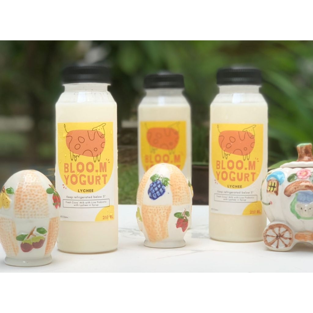 

Yogurt sehat rasa leci rendah gula tanpa perisa dan pewarna 250ml