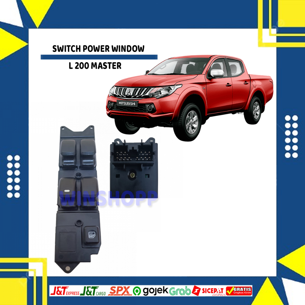 SAKLAR SWITCH POWER WINDOW L200 MASTER