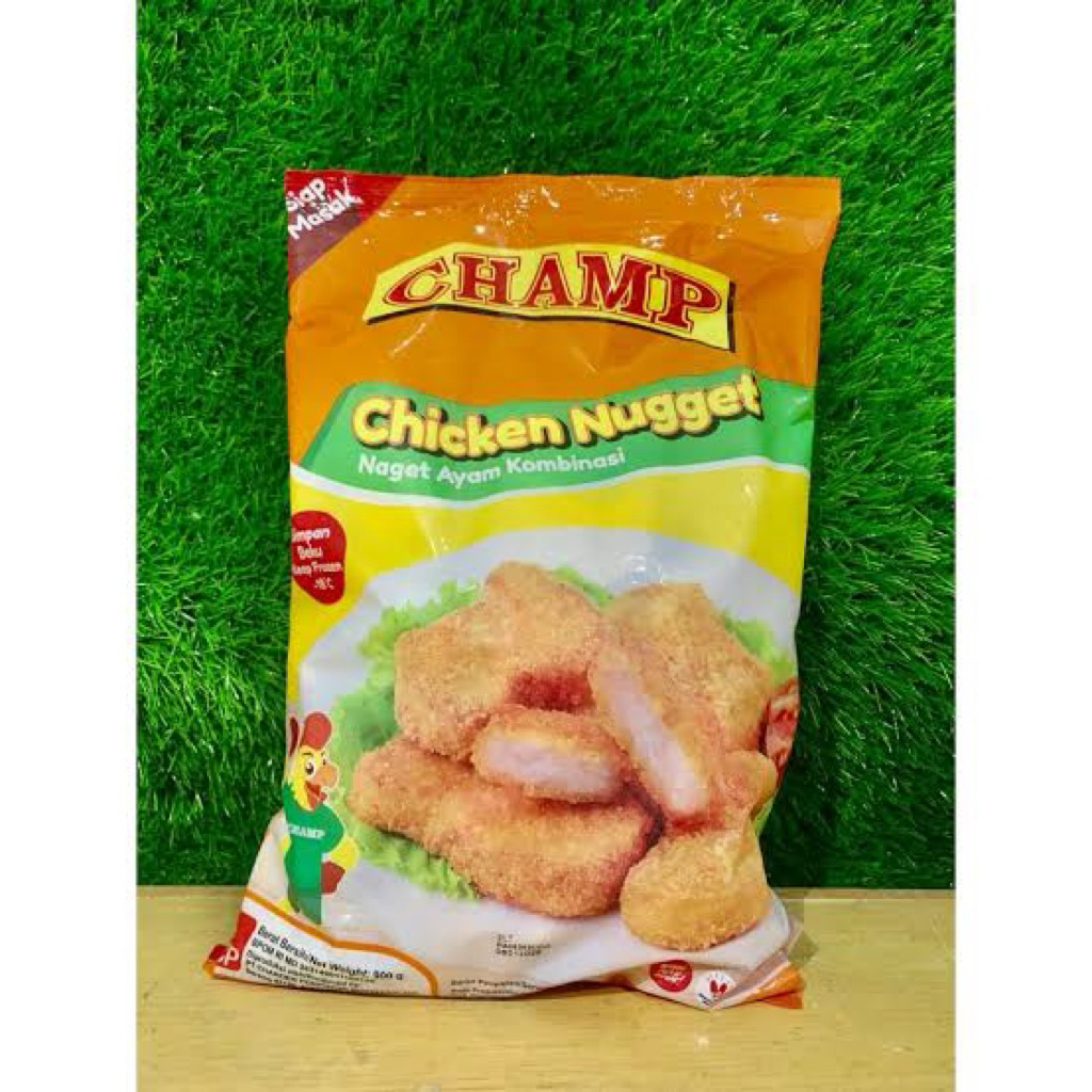 

CHAMP NUGGET AYAM 225gr, 450gr, 900gr