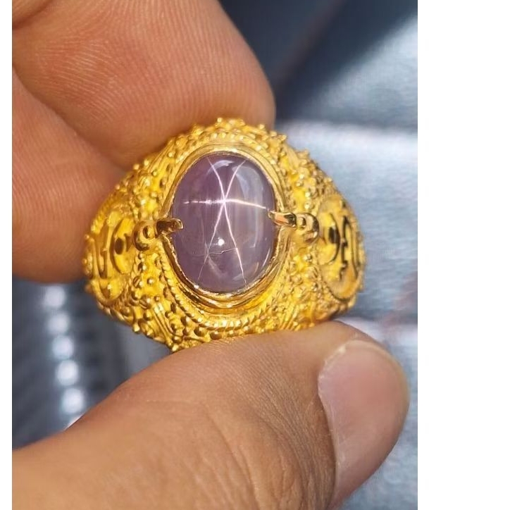 Natural purple sapphire srilanka / mirah kecubung ceylon