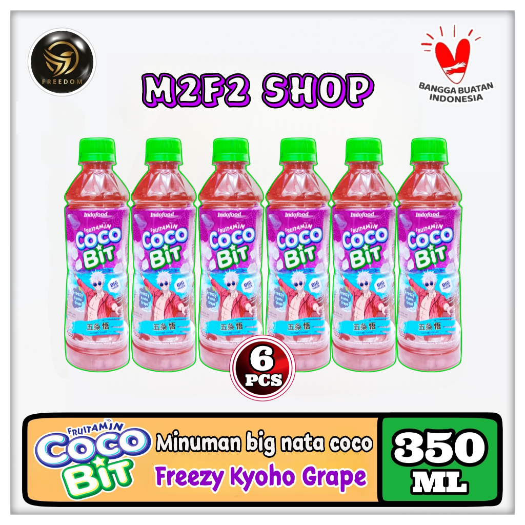 

Fruitamin Minuman Cocobit Big Nata De Coco Freezy Kyoho Grape | Anggur Botol Pet - 350 ml (Kemasan 6 Pcs)