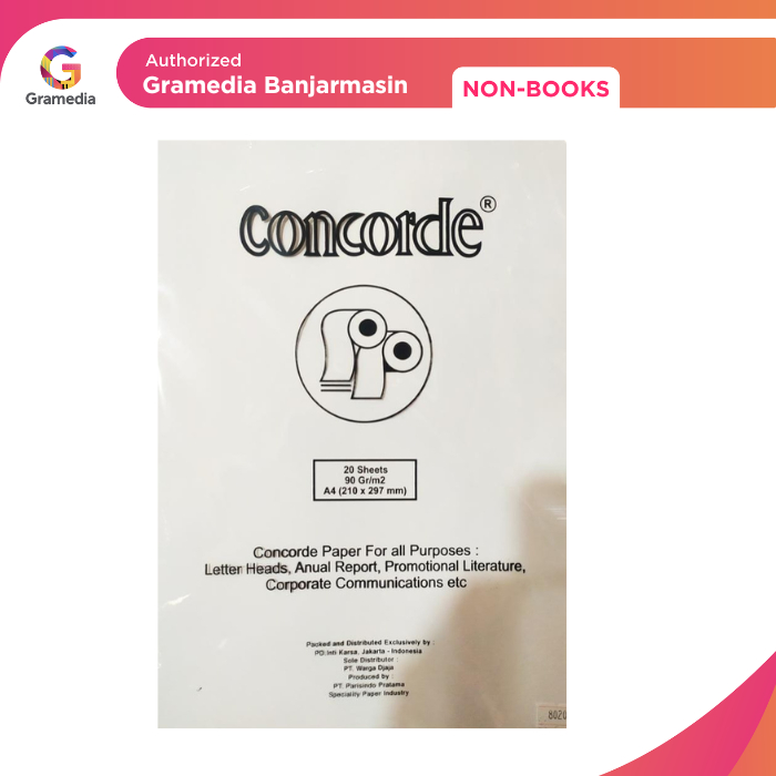 

Gramedia Banjarmasin - Concorde PK-CC White 80201