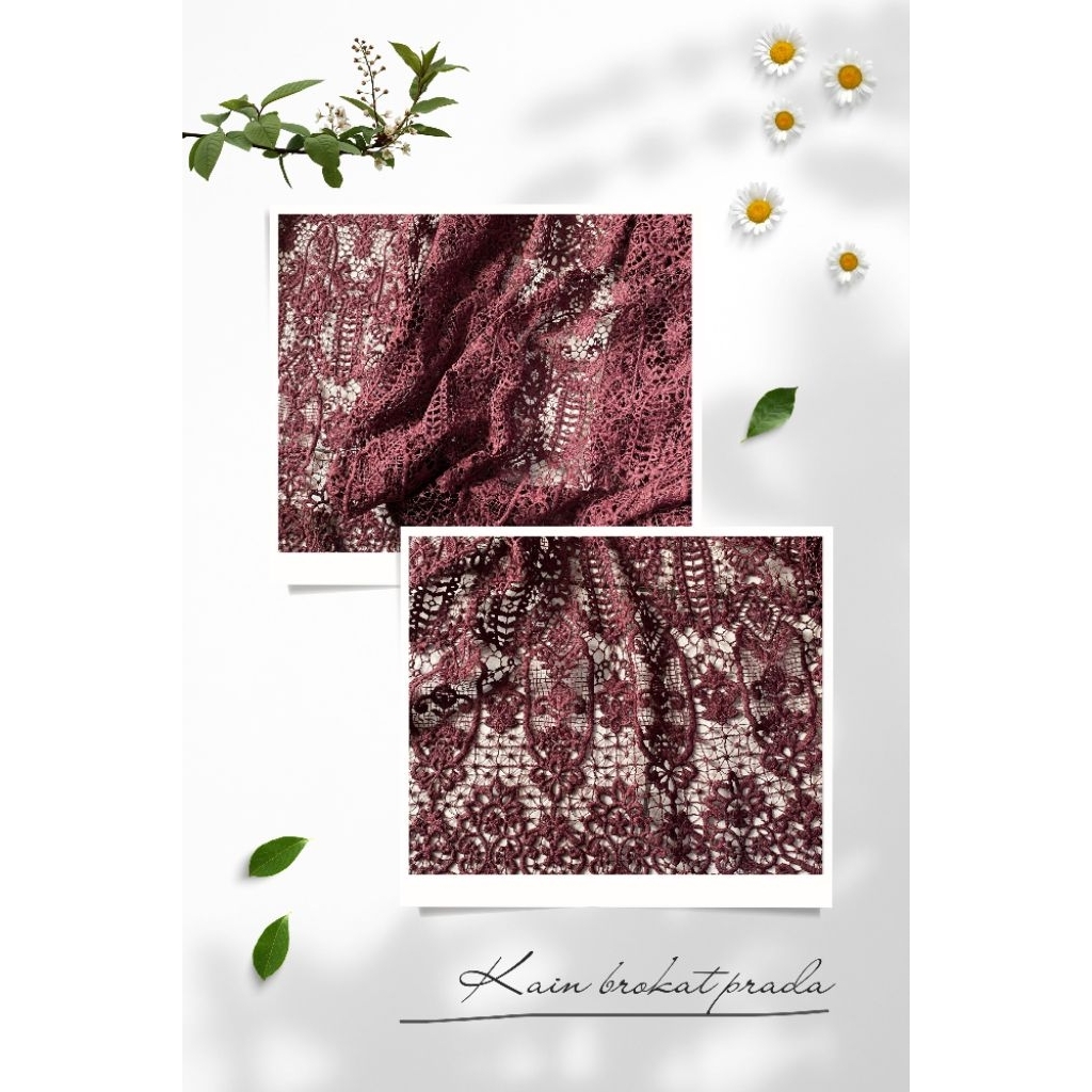 kain brokat prada okki harga per 0,5 meter