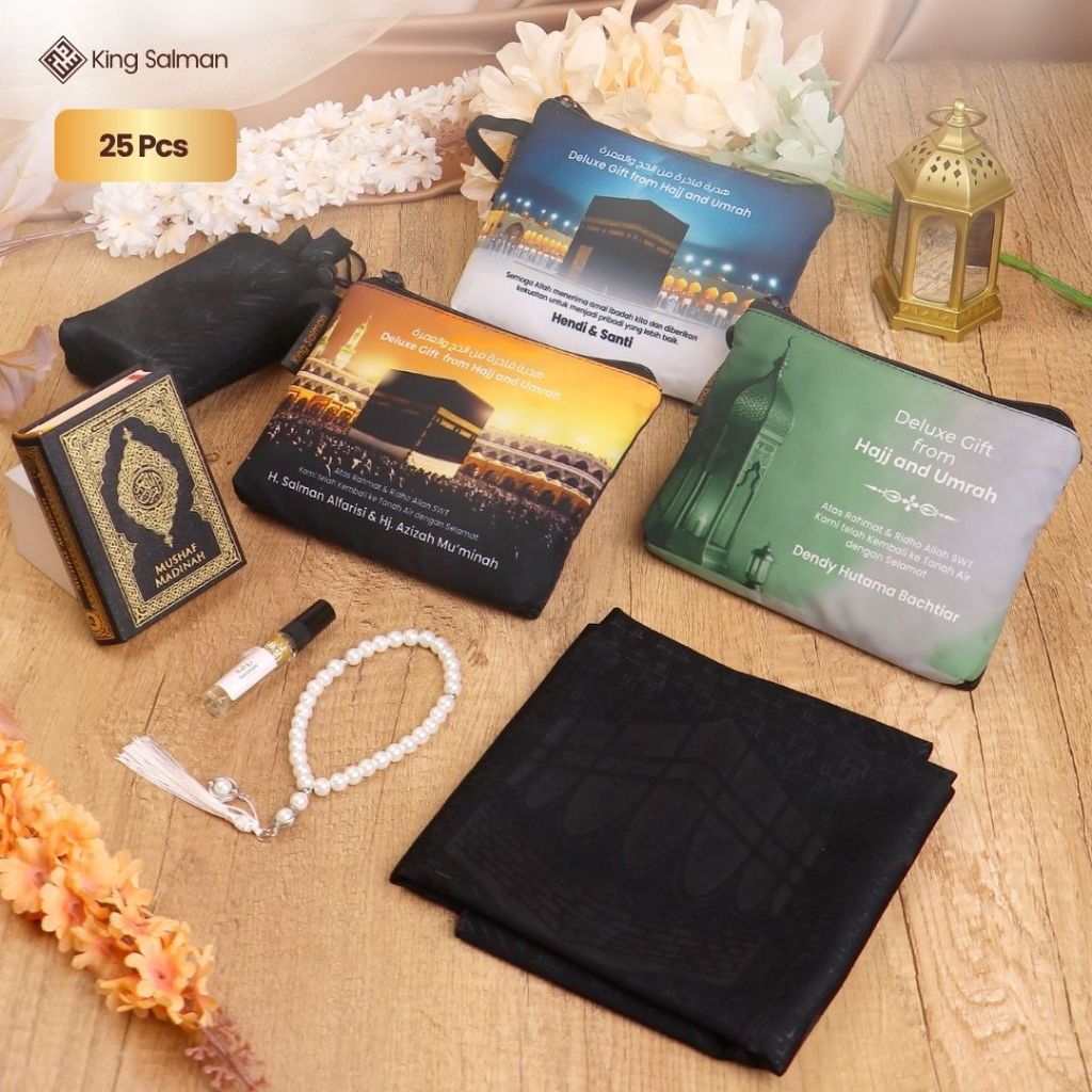 

King Salman - Oleh-Oleh Haji & Umroh MARWAH Prayer Set 25 Pcs – Custom Pouch