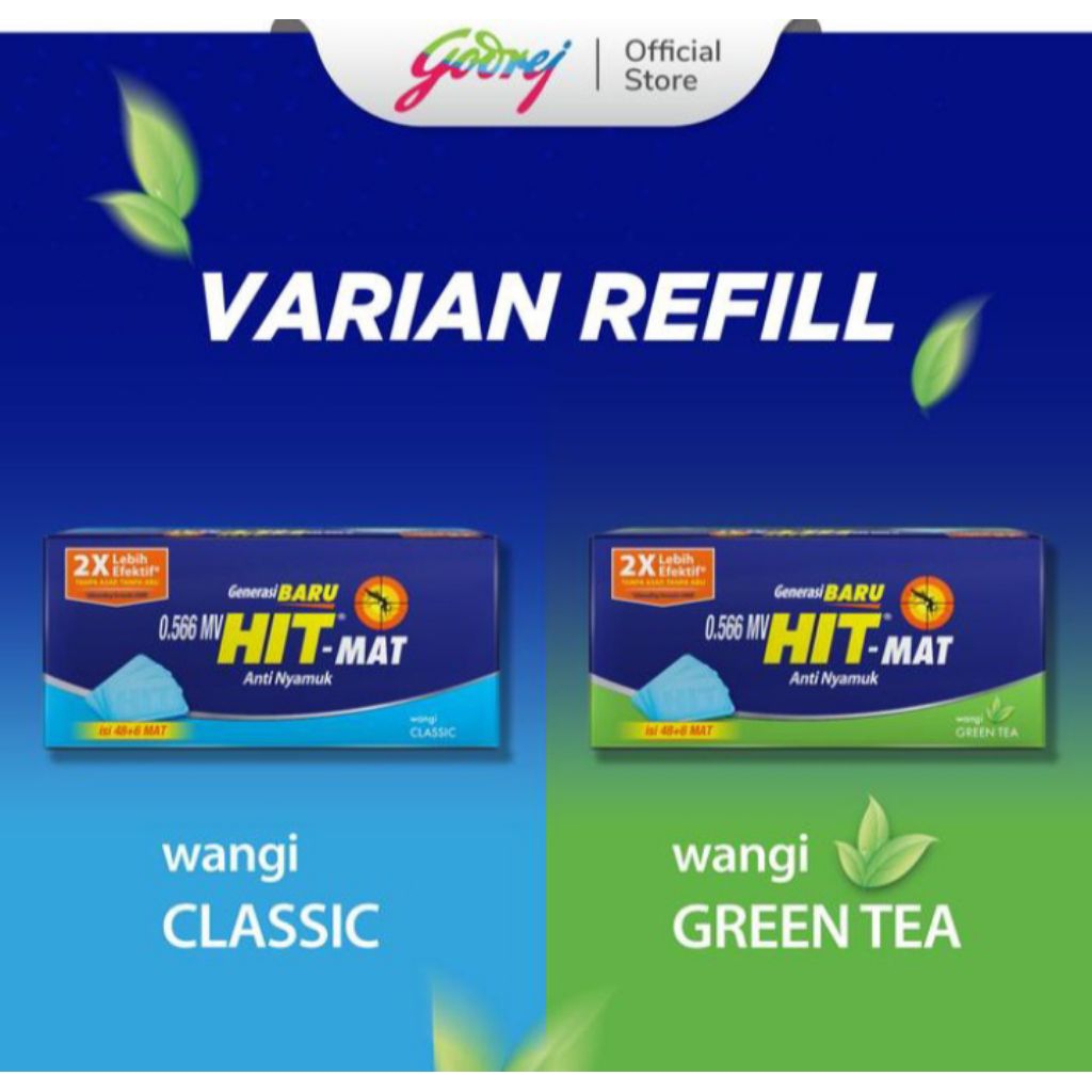 paket hemat 2 box hit mat refill elektrik 48+12 anti nyamuk tanpa asap dan bau
