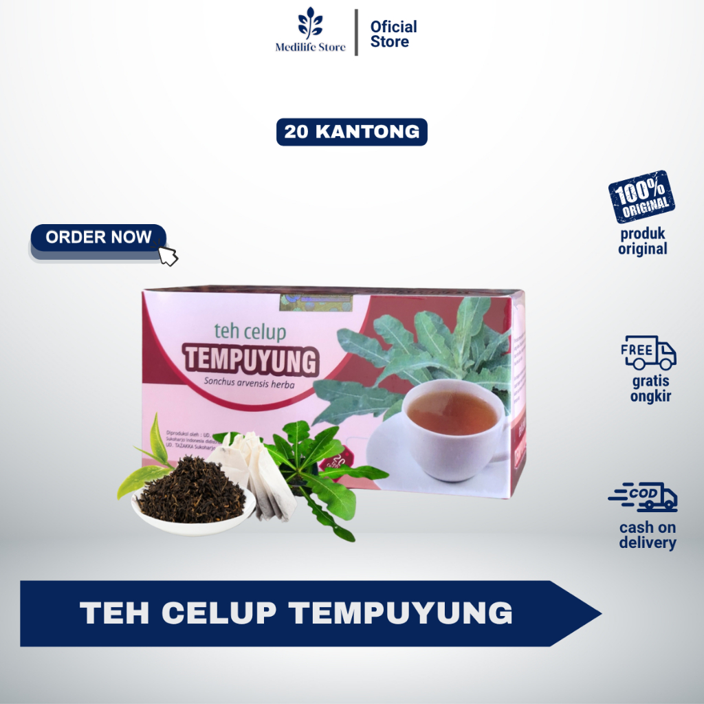 

Teh Tempuyung Tazakka Herbal Celup 20 Kantong Teh Tempuyung Tazakka: Minuman Herbal, Sehatkan Ginjal Anda