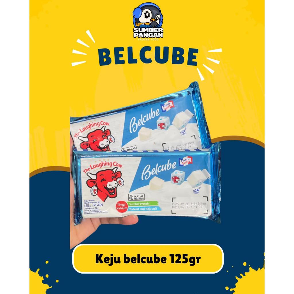 

keju Belcube 125gr (keju bentuk kotak)