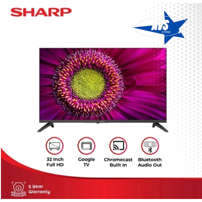 SHARP LED GOOGLE TV 2T-C32GH3000I BLUETOOTH