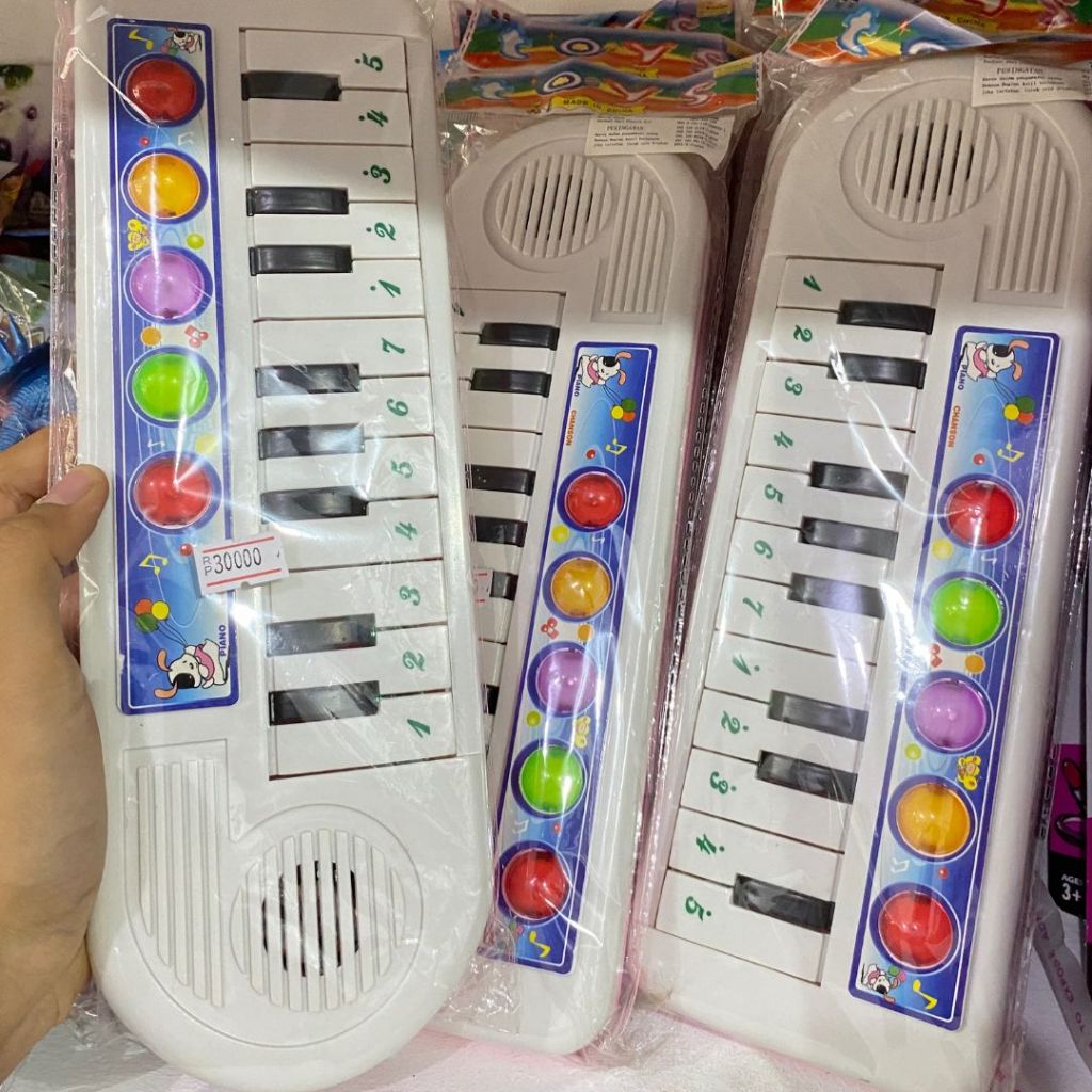 Mainan Musik Piano Pink Kecil - Mainan Musik Anak-anak