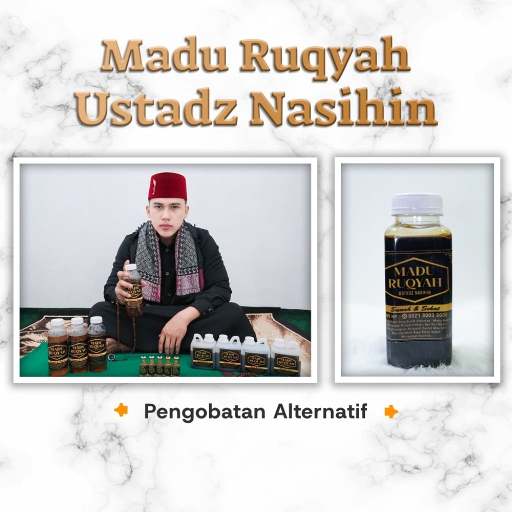 

Madu Ruqyah Hitam Ustadz Nasihin Official Store 300gr, Original