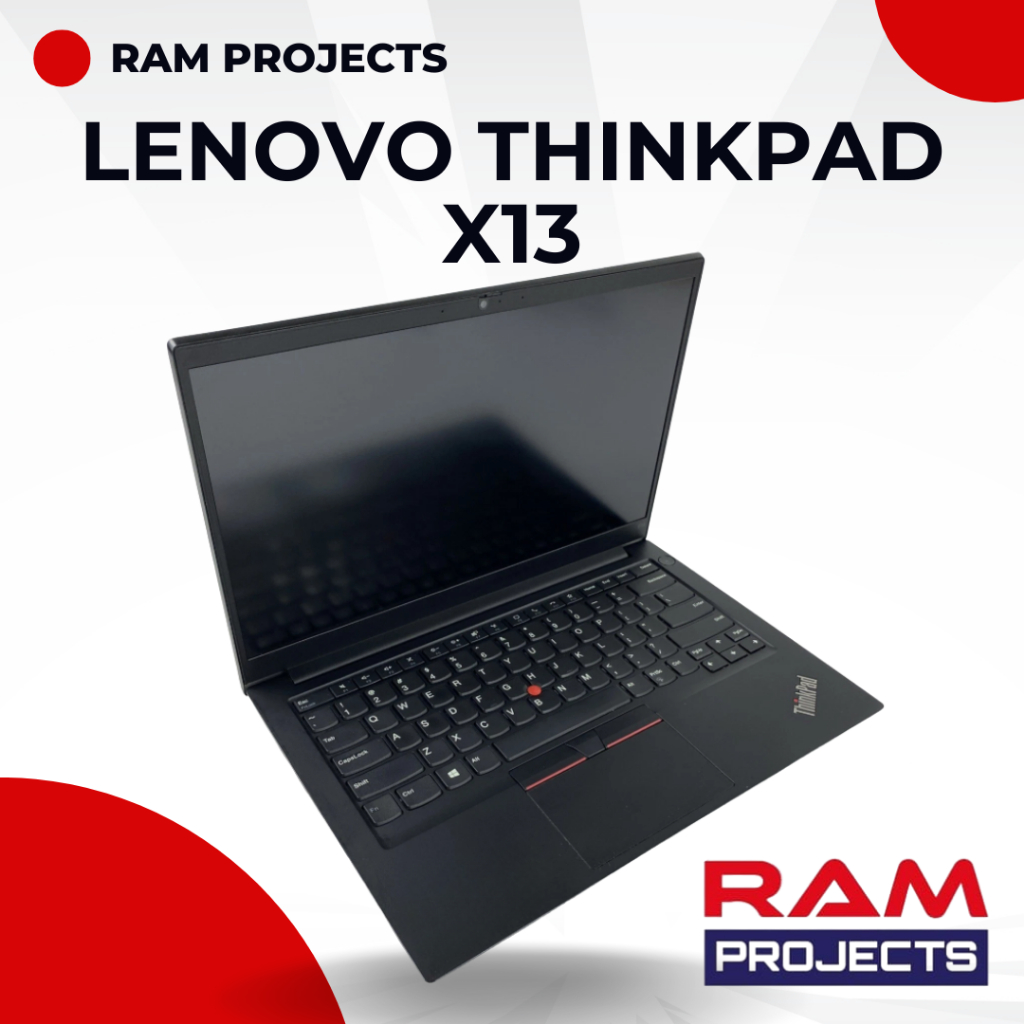 LAPTOP MURAH PELAJAR LENOVO THINKPAD X13 ( INTEL CORE i5 10210u) HITAM