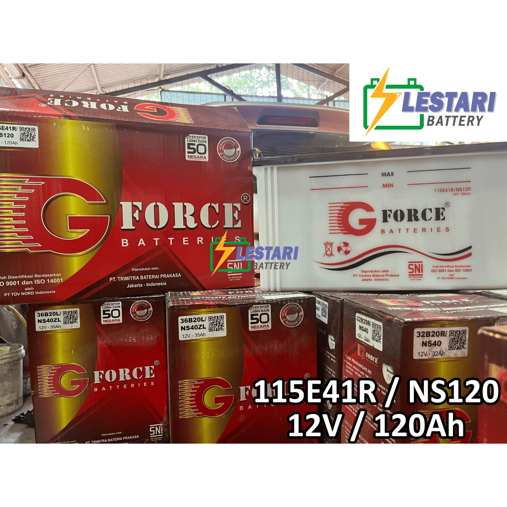 Aki Basah Conventional G FORCE 115E41R / NS120