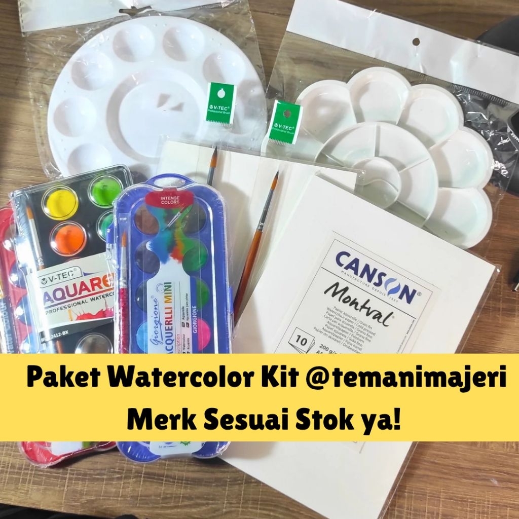 

Watercolor Kit Kelas Melukis Watercolor Pemula