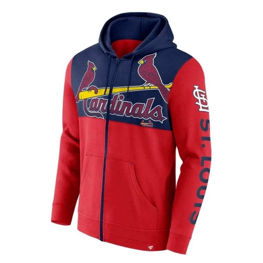 Hoodie Fnatics Mlb Cardinals Skyhook Full Zip - Original