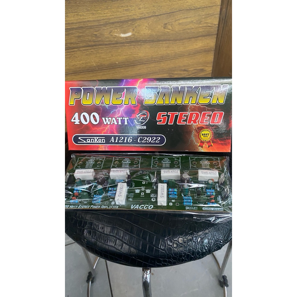 POWER AMPLIFIER SANKEN 400 WATT STEREO – VACCO