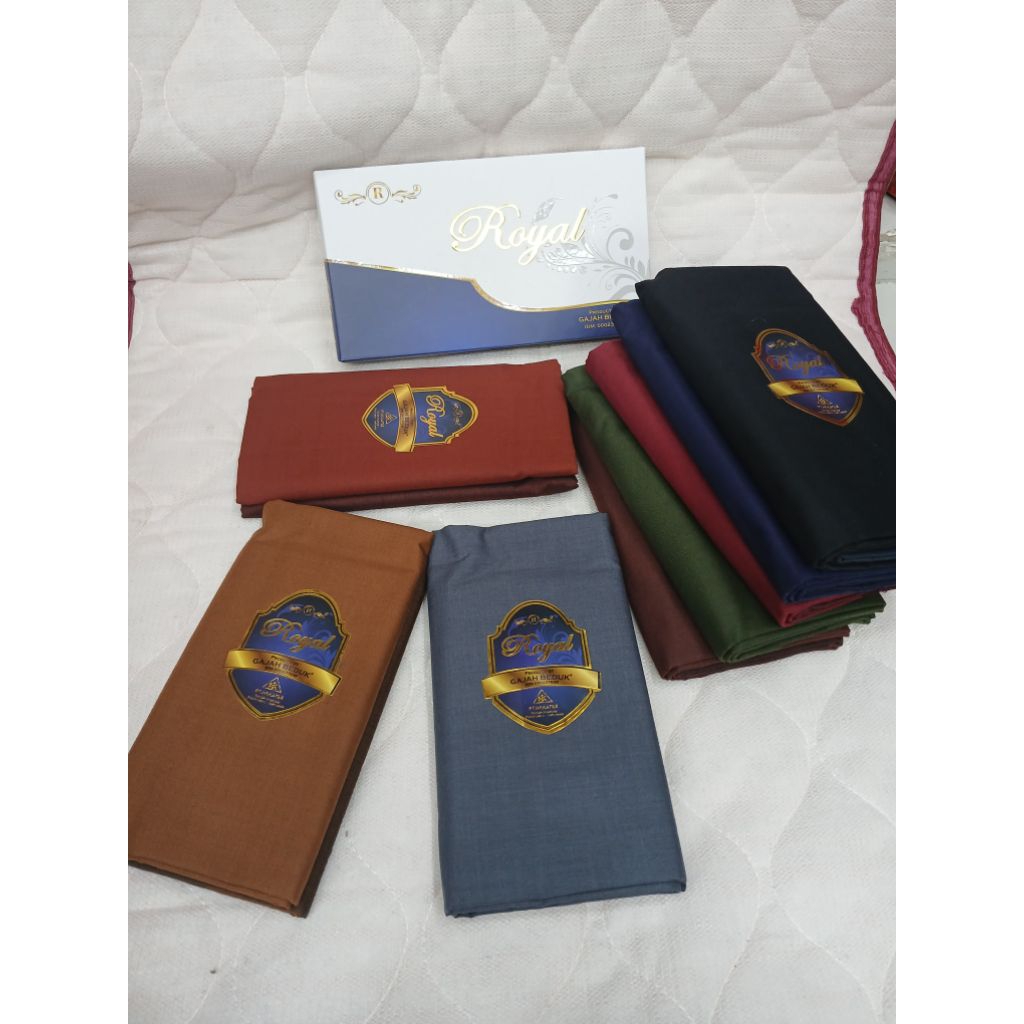 sarung royal gajah beduk polos warna tumpal