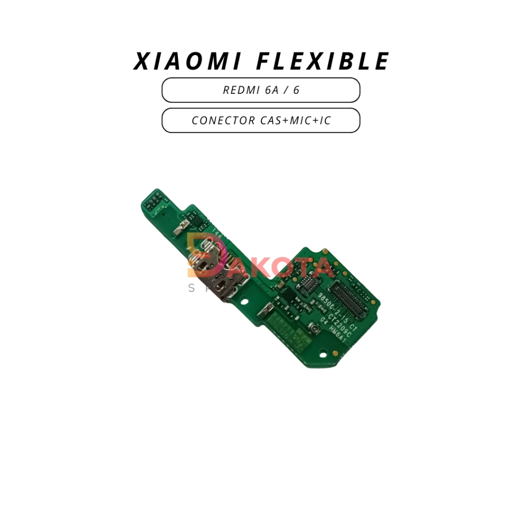 FLEXIBLE CON CAS + MIC + IC XIAOMI REDMI 6 / 6A ORI