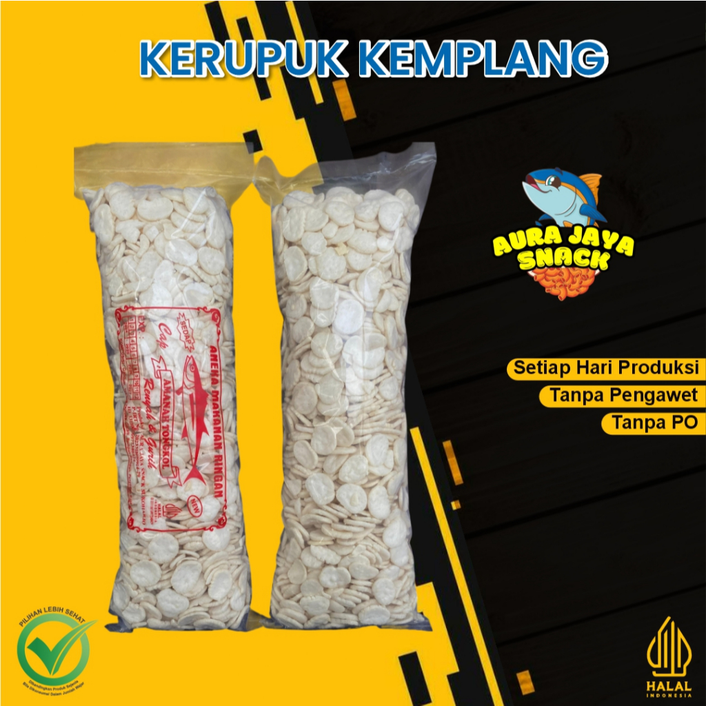 

Kemplang Ikan Panggang 700gr | Kerupuk Ikan Gurih Khas Palembang – Tanpa Minyak
