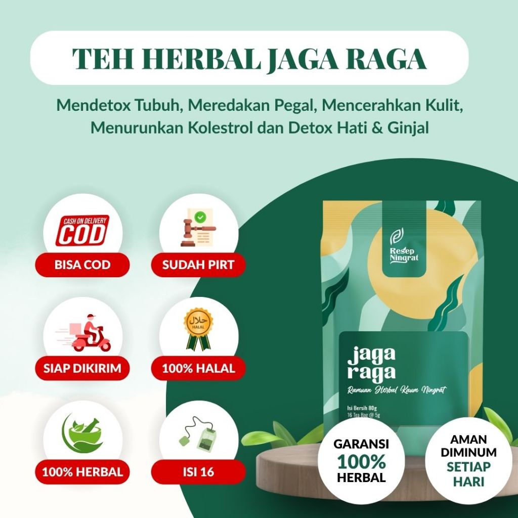 

Teh Herbal Rempah Resep Ningrat | Teh Diet Detox | Meredakan Nyeri Haid
