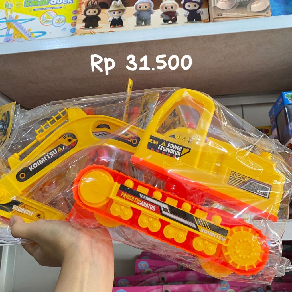 Mainan Mobilan Truck Exavator Besar Konstruksi Anak - Mainan Mobilan Anak-anak