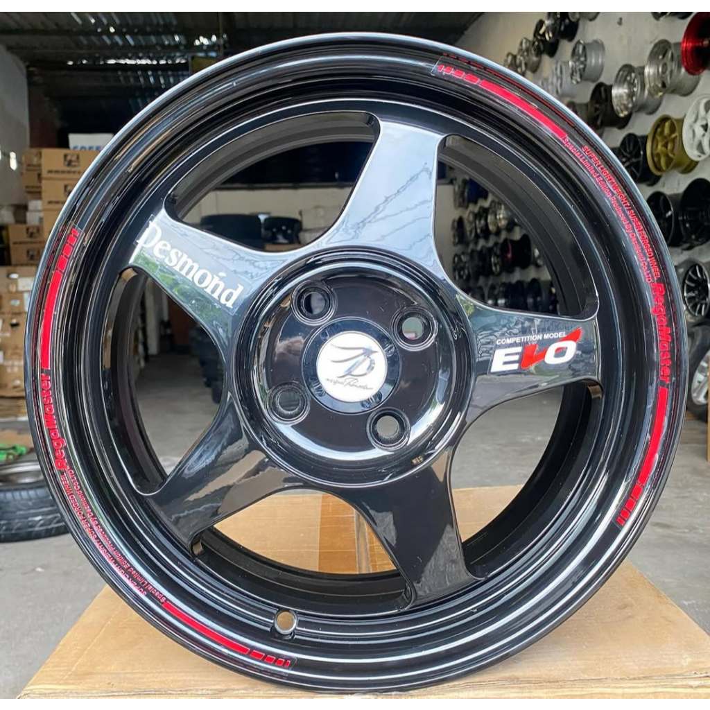 Velg Spoon Evo Regamaster Ring 15 Lebar 6.5 Et 40 Pcd 4x100 Warna Black | Velg R15 | Velg Mobil | Ve