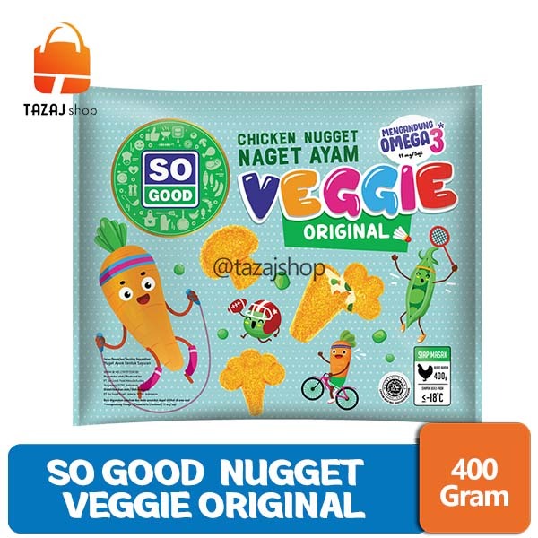 

So Good Chicken Nugget Veggie Original 400gr Tazaj Shop
