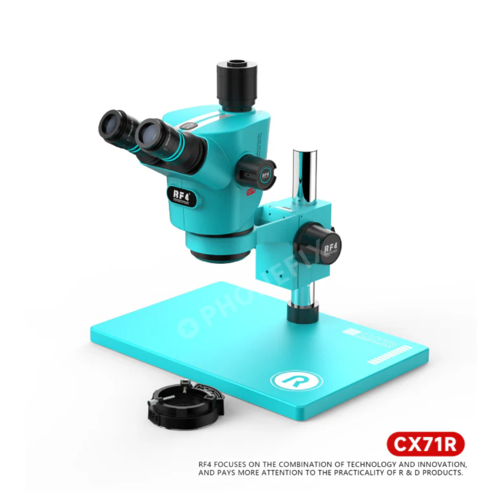 MICROSOPE TRINOKULAR RF4 CX71R 6.5-65X NEW PLUS LAMPU LED