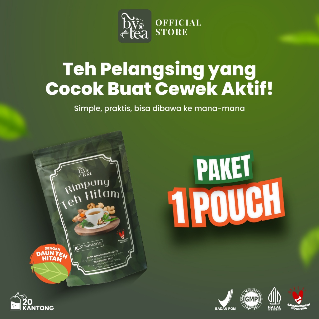 

Teh Rimpang - ByTea Rimpang Hitam Minuman Instant Membakar Lemak Diet Detoks Alami