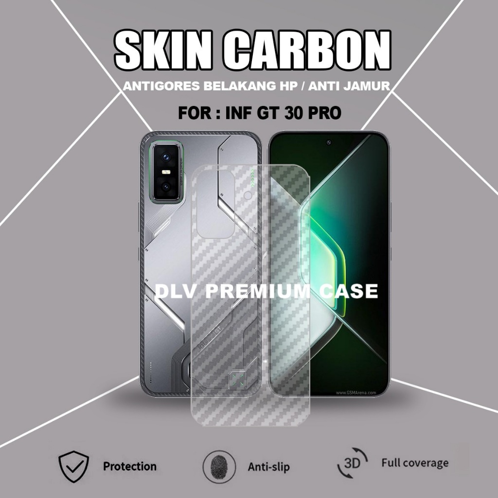 INFINIX GT 10 PRO INFINIX GT 20 PRO INFINIX GT 30 INFINIX GT 30 PRO SKIN CARBON TRANSPARAN ANTIGORES