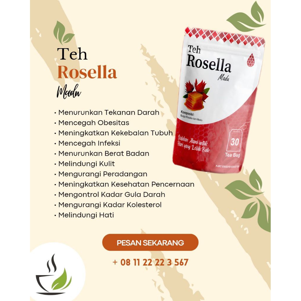 

Teh Celup Rosela