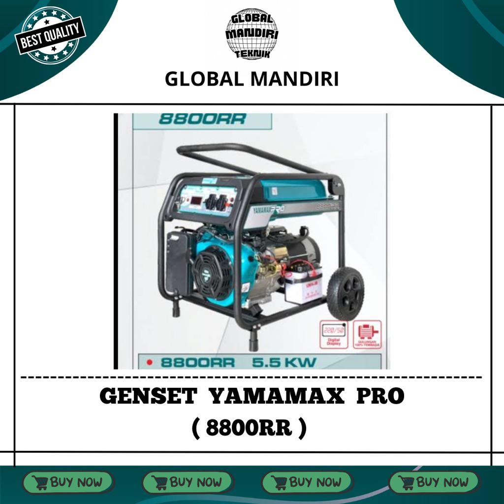 GENSET YAMAMAX PRO ( 8800 RR ) MURAH KUAT BERKUALITAS